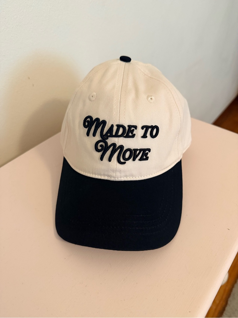 Bandolier Made to Move White and Black Baseball Cap